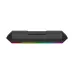 Top view of the Havit SK772BT Portable Bluetooth Speaker showing the RGB light strip running along the base.
