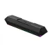 Angled view of the Havit SK772BT Portable Bluetooth Speaker displaying its triangular shape and RGB lighting.