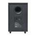 Rear view of the JBL Cinema SB550 3.1 Channel Soundbar with Wireless Subwoofer highlighting the port and connection panel