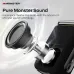 Close-up view of the Monster Atomic Pebble Bluetooth Speaker showing its exposed driver and premium sound design.