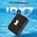 The Monster Cube 1 Portable Bluetooth Speaker floats in a pool, highlighting its IPX7 waterproof build.