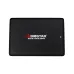 Biostar S160 solid state drive in black casing with centered logo on clean white background, minimal portable SSD design