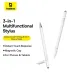 Baseus Smooth Writing BS-PS050 3-in-1 Multi-functional Passive Stylus Pen