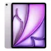 Apple iPad Air M4 13-inch tablet with sleek purple design, rear camera, and vibrant display featuring abstract wallpaper