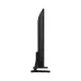 Samsung 43Q7F QLED Smart TV with ultra-slim side profile and textured back panel on minimalist stand.