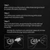 Step-by-step top-down view showing how to clean and oil the ENCHEN Beardo 2 Trimmer for safe, long-lasting performance.