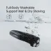 Waterproof view of Enchen BlackStone 3 Shaver submerged in water highlighting IPX7 rating for wet and dry shaving.