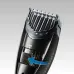 Close-up view of Panasonic ER-GB37 Trimmer with transparent comb and dial labeled 1–3 mm for precision cutting.