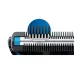 Close-up of Philips BG1025/15 Trimmer dual-sided blade with protective combs highlighted for safe and precise grooming.