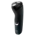 Front view of Philips S1121/40 Shaver AquaTouch with three rotary heads, Wet & Dry label, and ergonomic textured grip design.
