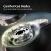 Exploded view of Philips S1151/00 Shaver ComfortCut blades, highlighting smooth trim and even finish with precision design.