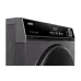 Control panel of Haier 12 KG Front Load Washing Machine with LED display, rotary dial, and illuminated icons.