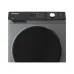 Front view of Hitachi 8KG Front Load Washing Machine showing rotary dial, digital display, and Wash Big branding.