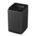 Front view of Hitachi 9KG Top Load Washing Machine showing sleek black design and digital control panel with Air Jet Dry.