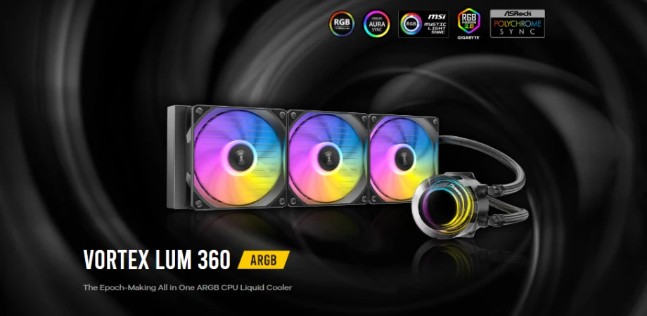 Antec Vortex Lum 360 ARGB All-in-One Liquid CPU Cooler