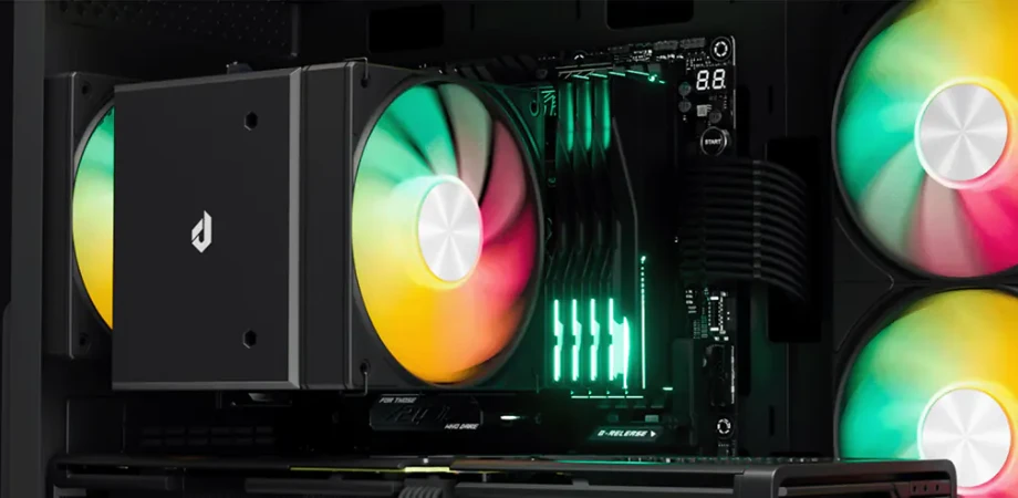 upHere UE2KC6 ARGB Dual Tower Air CPU Cooler