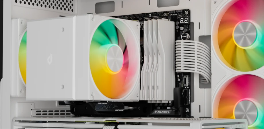 upHere UE2TC6 ARGB Dual Tower Air CPU Cooler