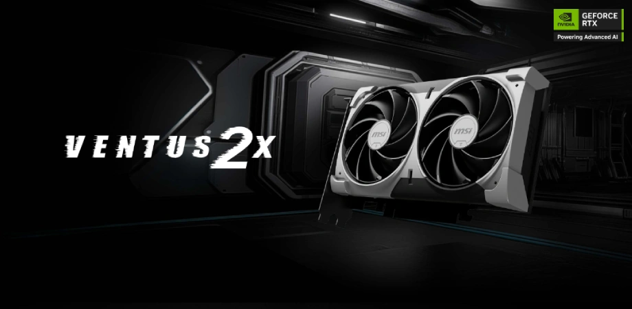 MSI GeForce RTX 5050 8G VENTUS 2X OC 8GB GDDR6 Graphics Card